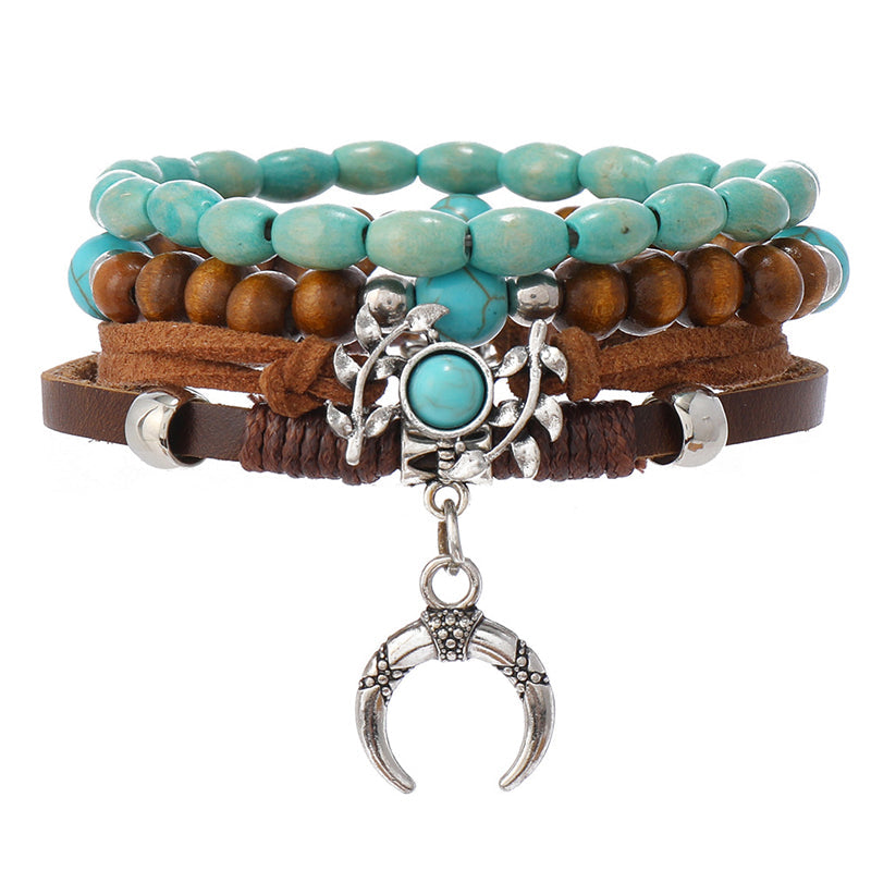 Pulsera bohemia de cuentas