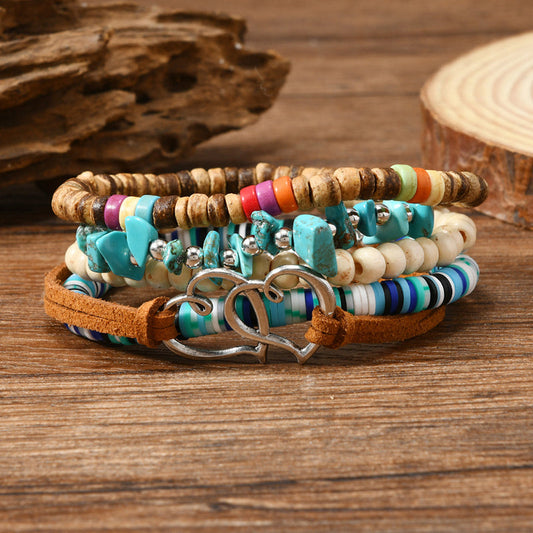 Pulsera bohemia de cuentas