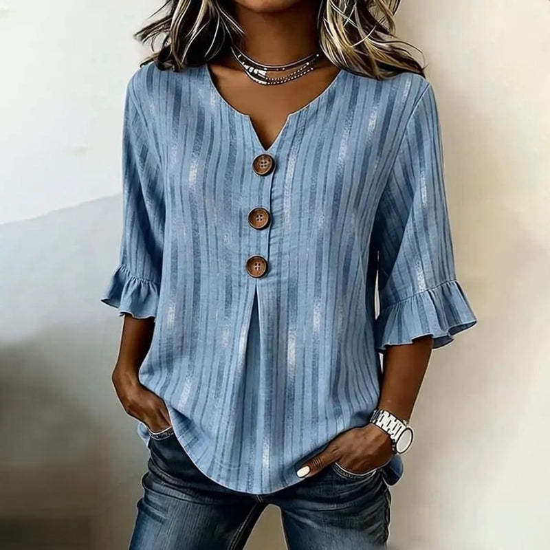 Blusa vintage de rayas