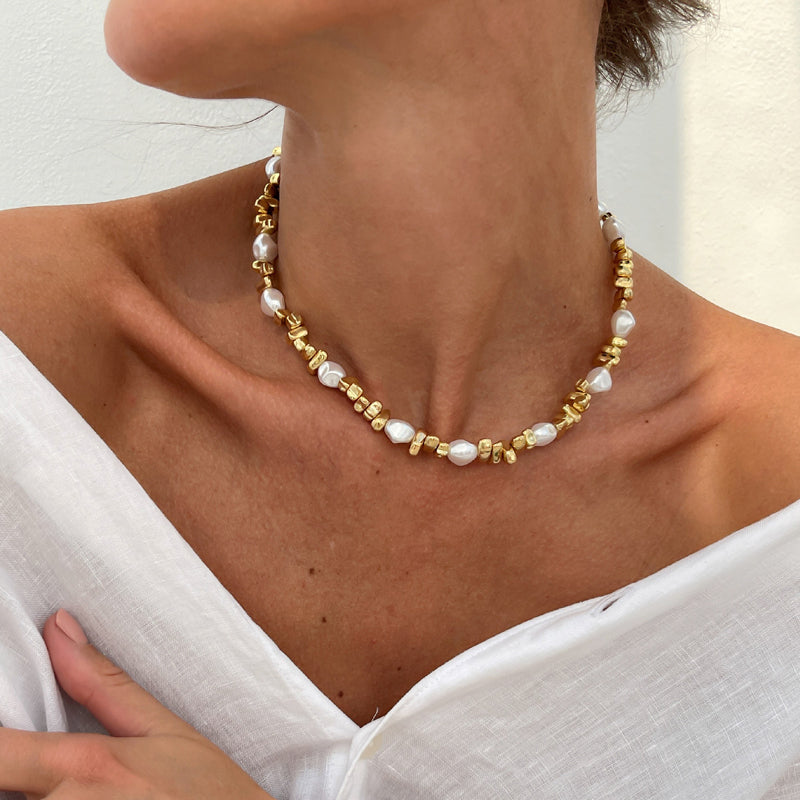 Collar bohemio de cuentas