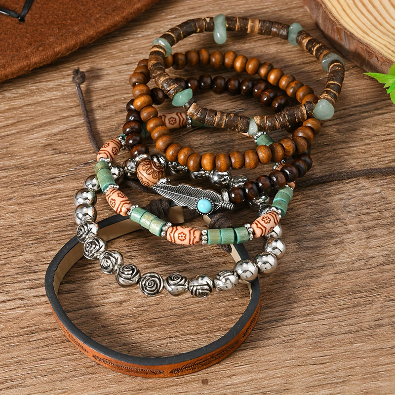 Pulsera bohemia de cuentas