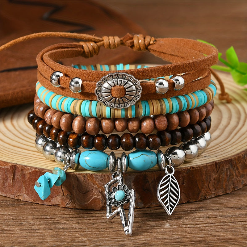 Pulsera bohemia de cuentas