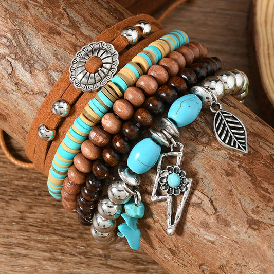 Pulsera bohemia de cuentas