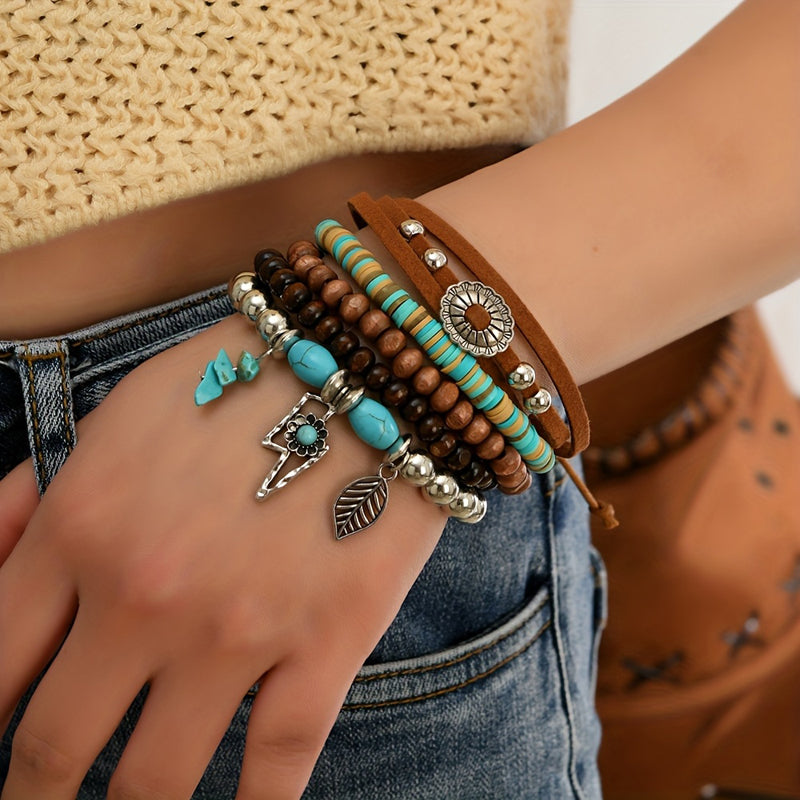Pulsera bohemia de cuentas