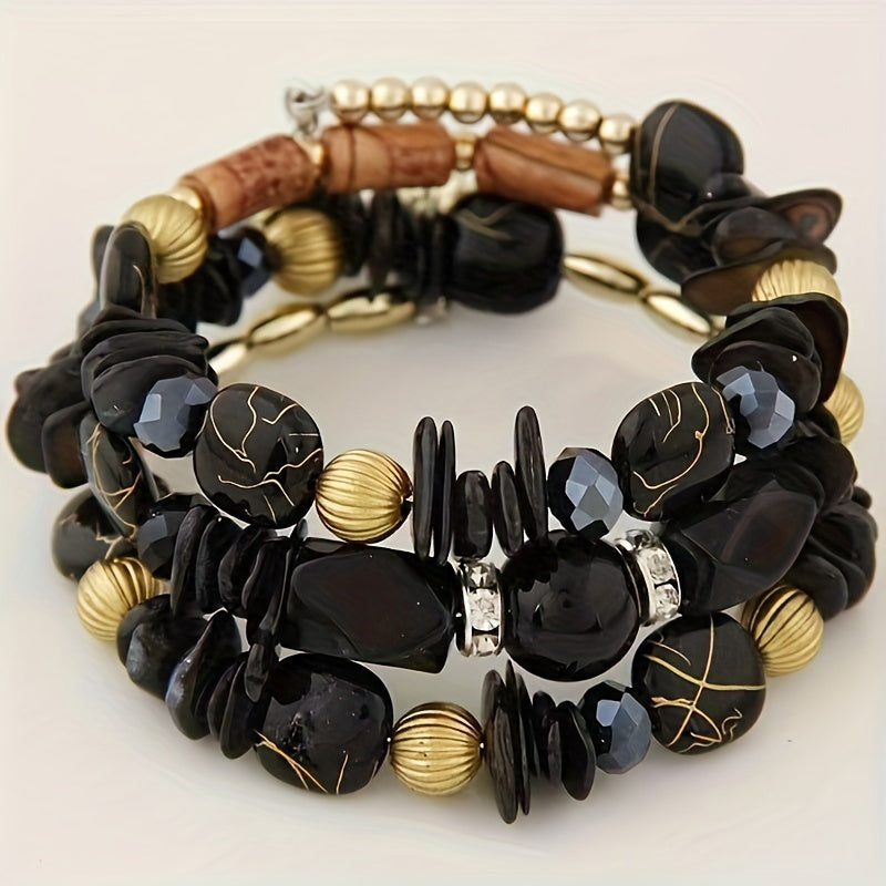 Pulsera bohemia de cuentas