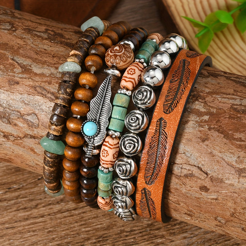 Pulsera bohemia de cuentas