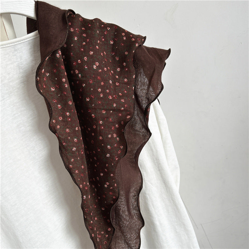 Pañuelo con estampado floral vintage