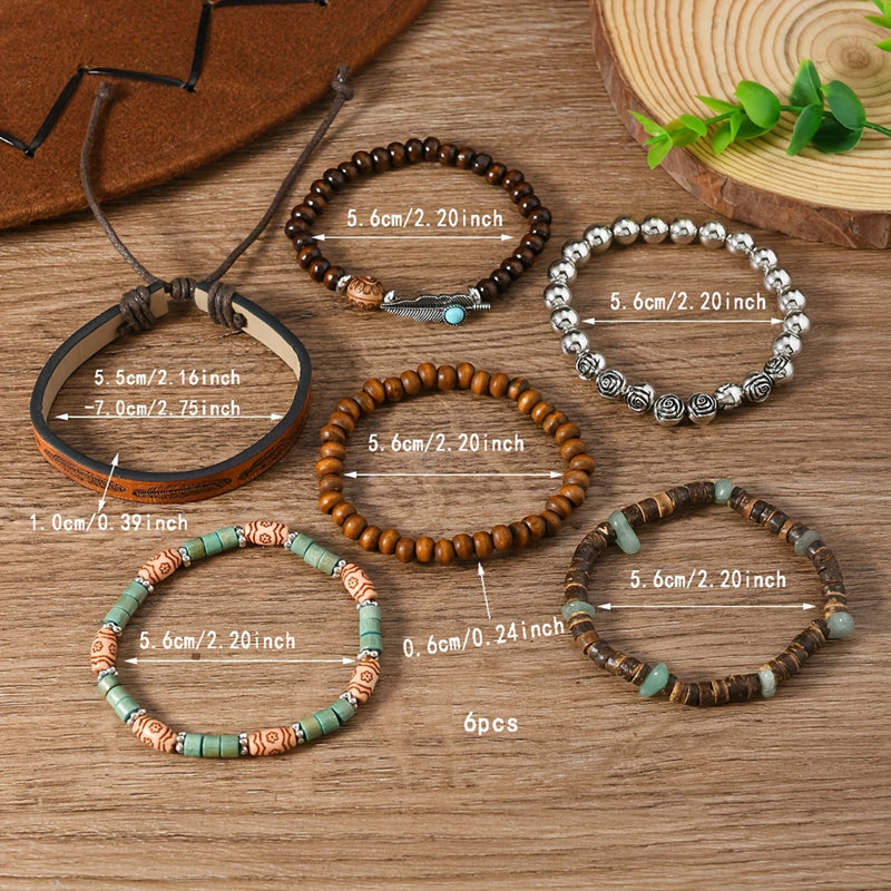 Pulsera bohemia de cuentas