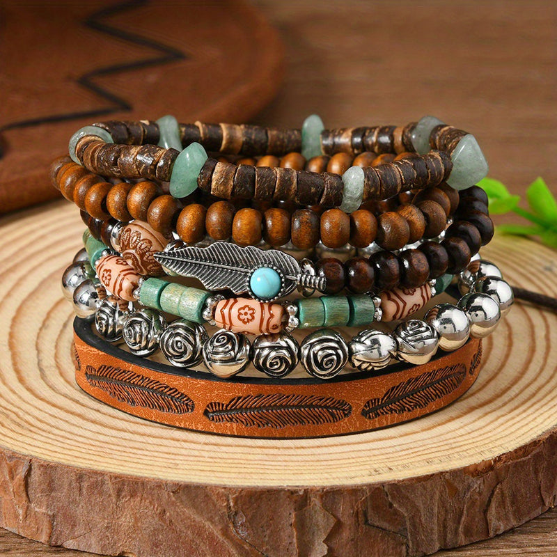 Pulsera bohemia de cuentas