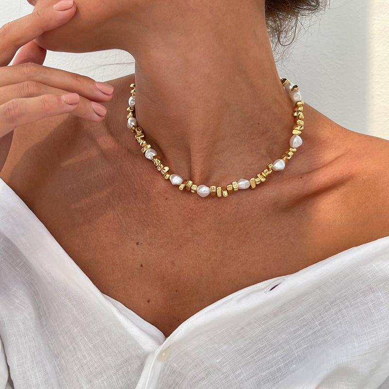 Collar bohemio de cuentas