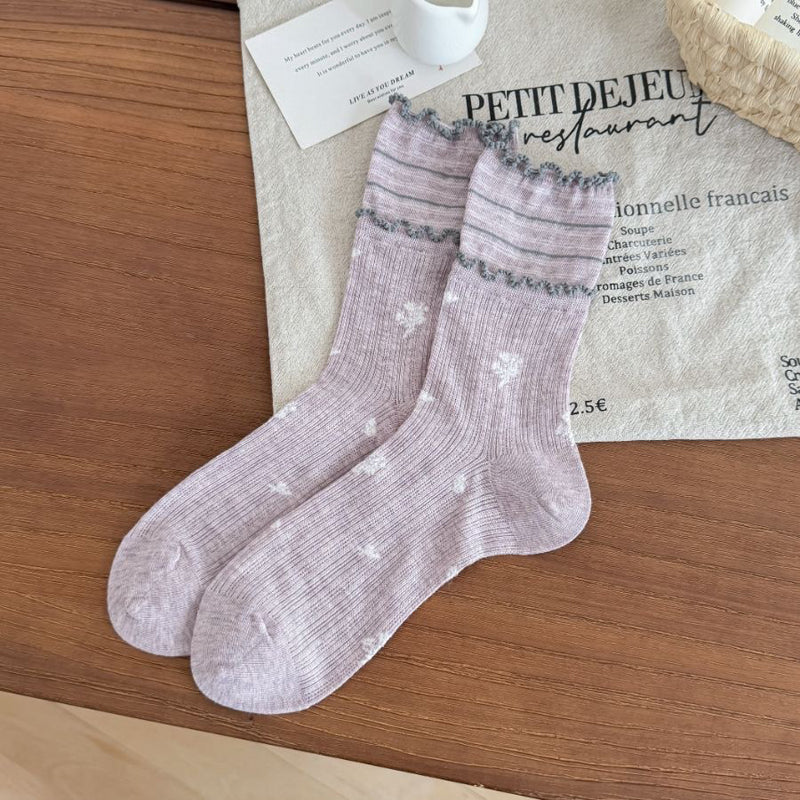 Calcetines casuales florales