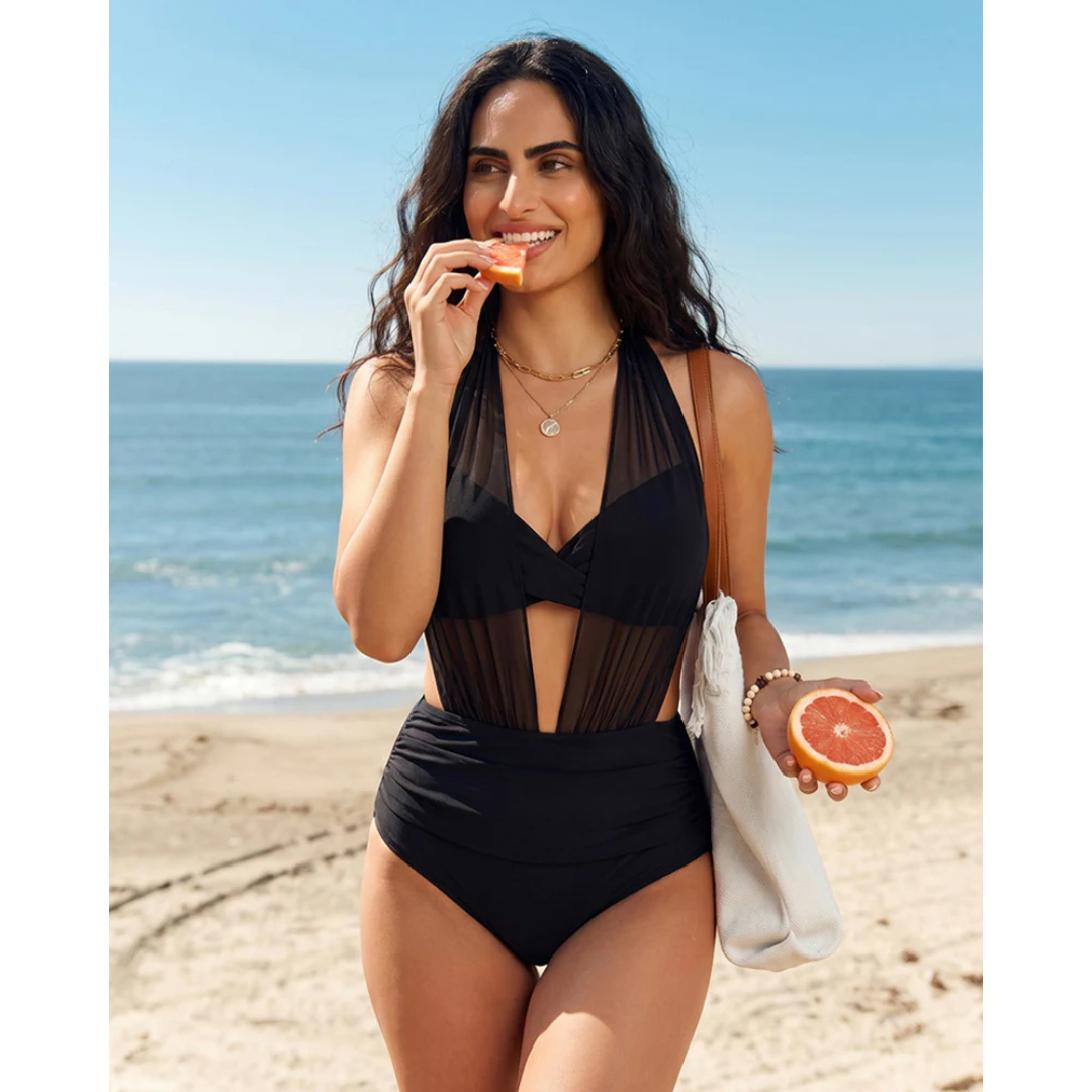 Bikini SABINE 2 en 1 de talle alto con control de abdomen
