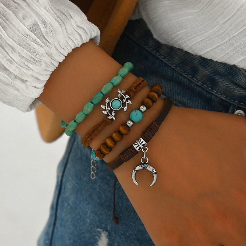 Pulsera bohemia de cuentas