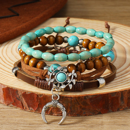 Pulsera bohemia de cuentas