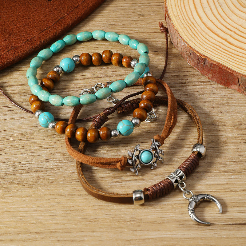 Pulsera bohemia de cuentas