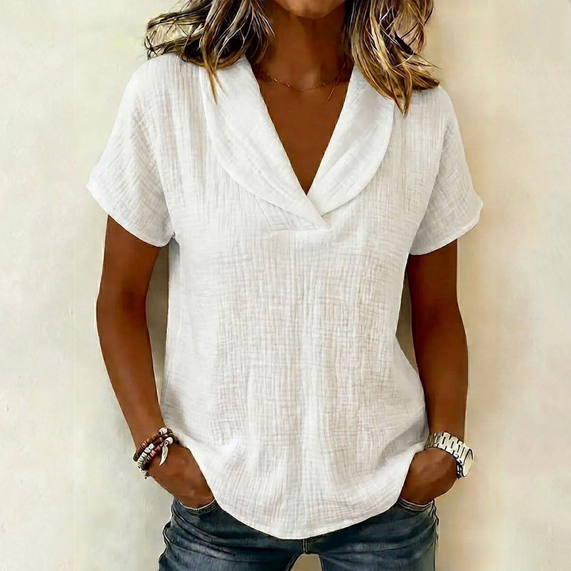 Blusa casual lisa