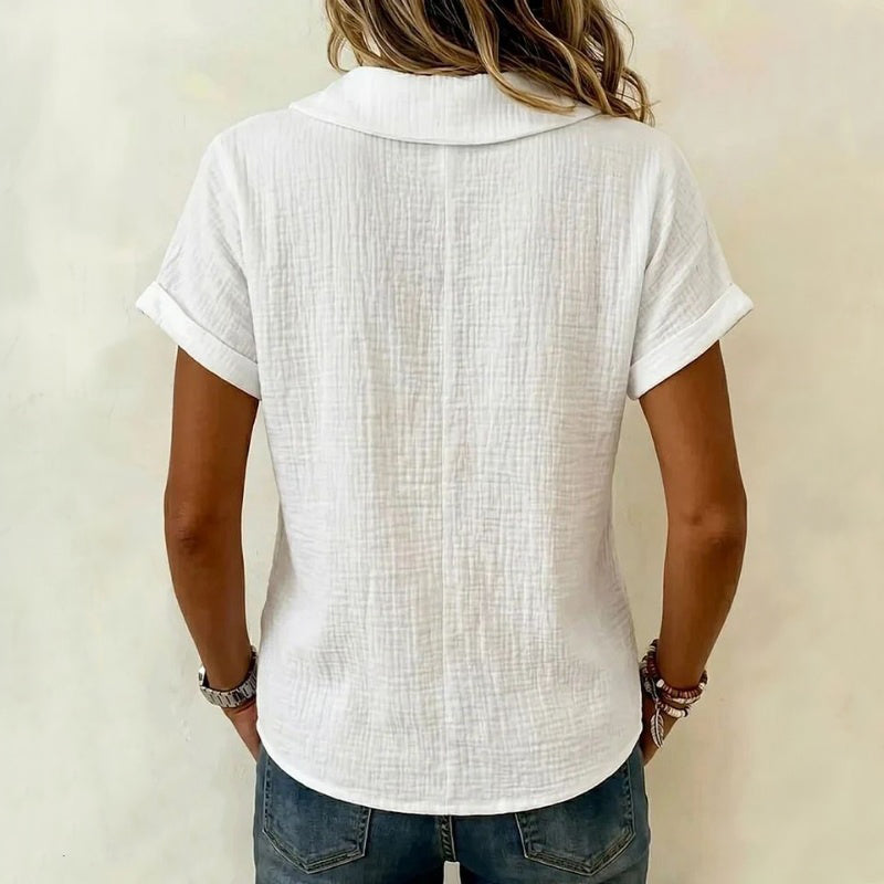 Blusa casual lisa