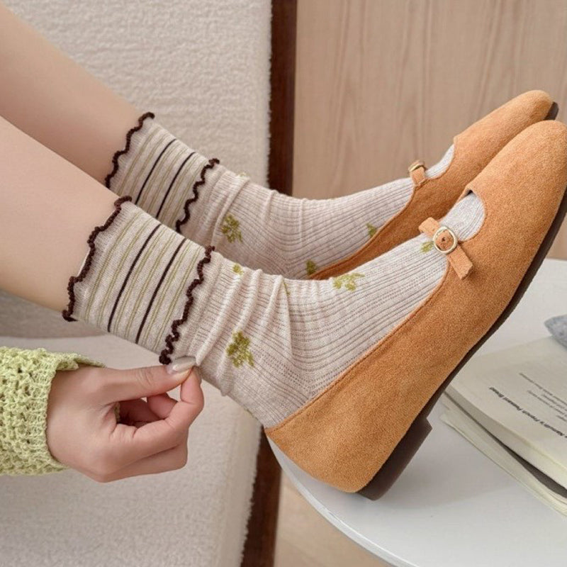 Calcetines casuales florales