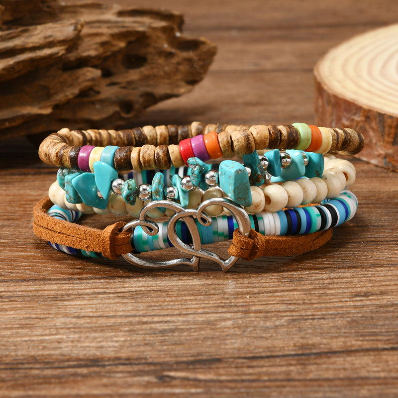 Pulsera bohemia de cuentas