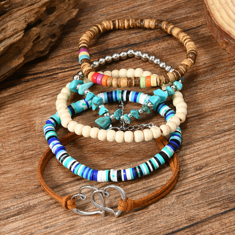 Pulsera bohemia de cuentas