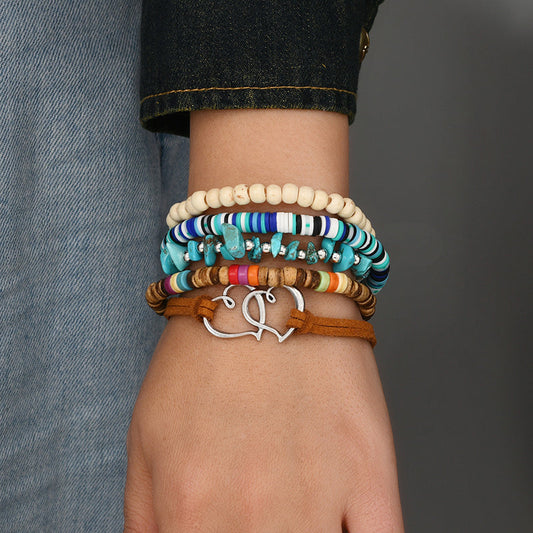 Pulsera bohemia de cuentas