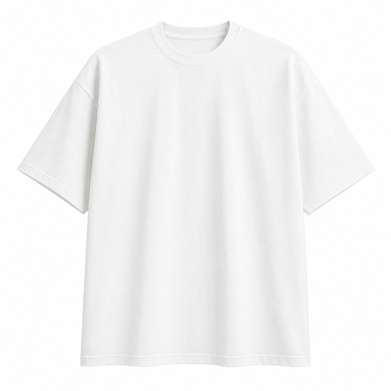 Camiseta de Cuello Redondo Relaxed Fit para Hombre