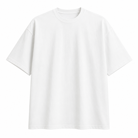 Camiseta de Cuello Redondo Relaxed Fit para Hombre