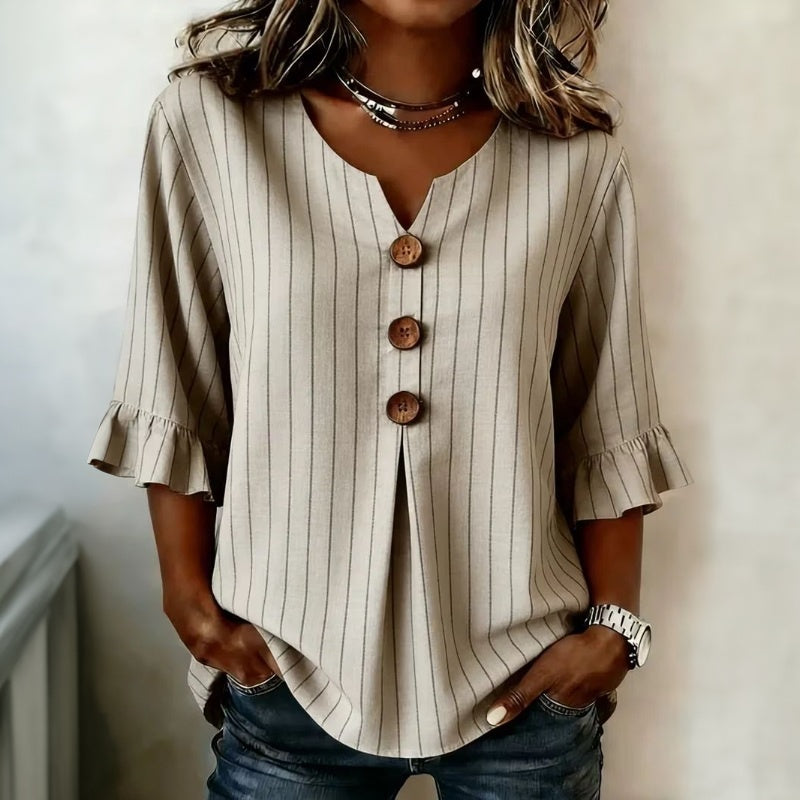 Blusa vintage de rayas