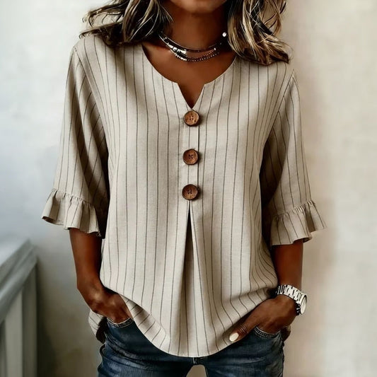 Blusa vintage de rayas