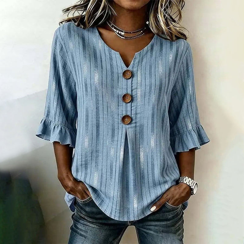 Blusa vintage de rayas