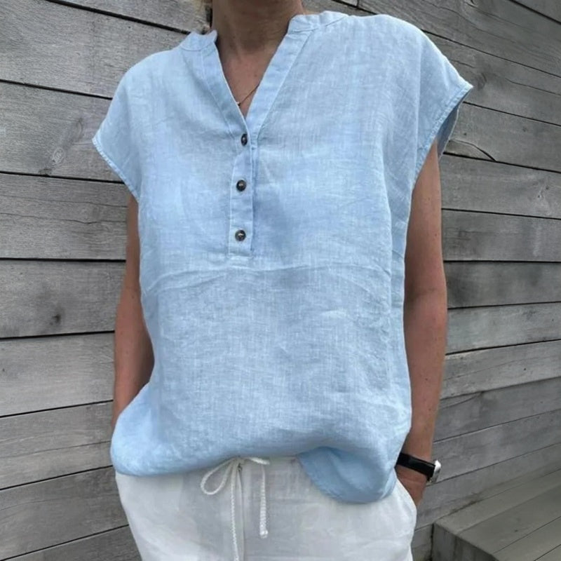 Blusa casual lisa