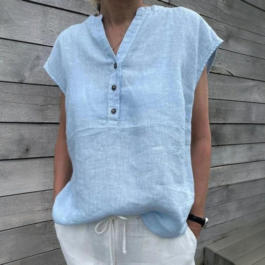 Blusa casual lisa