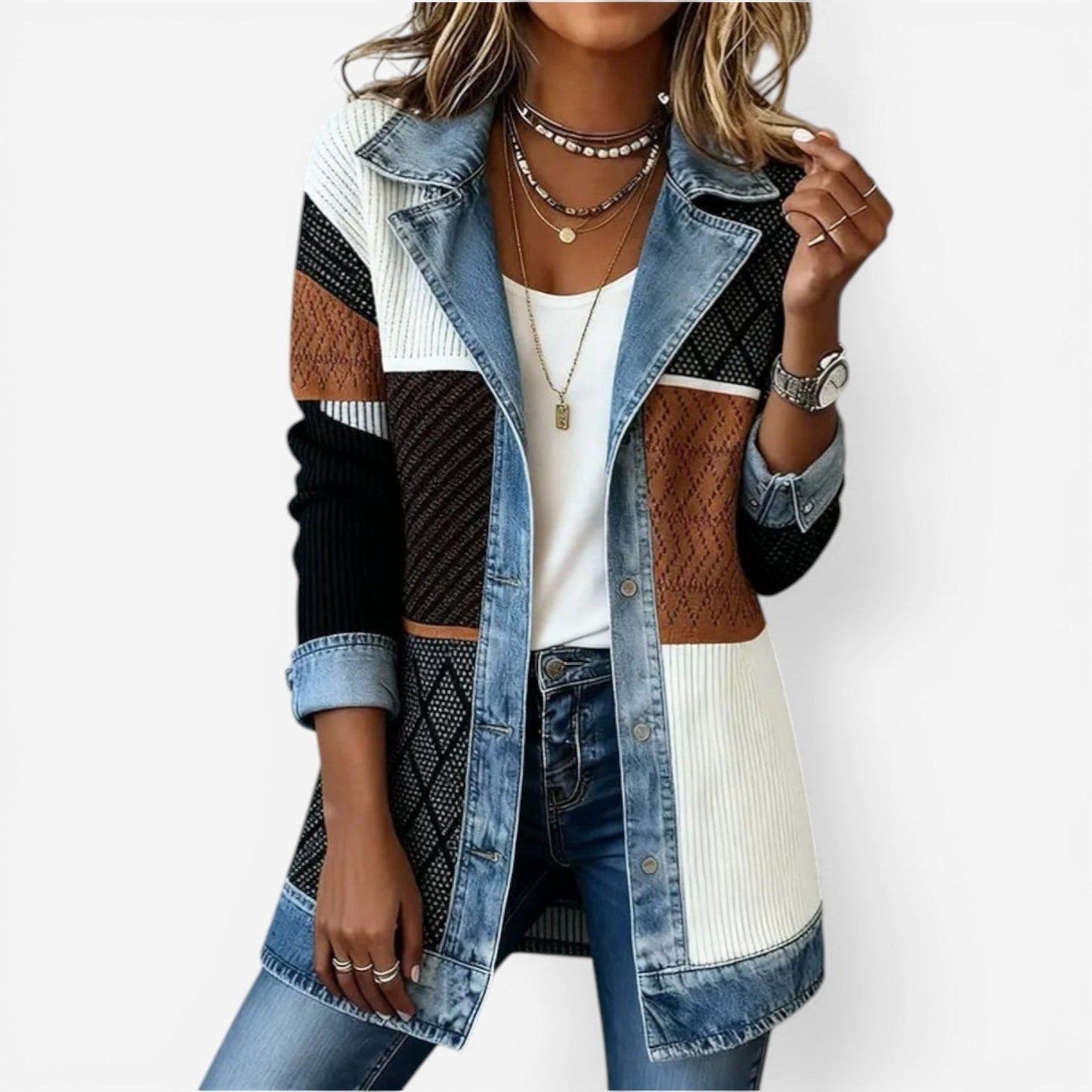 Chaqueta denim de corte relajado LIV