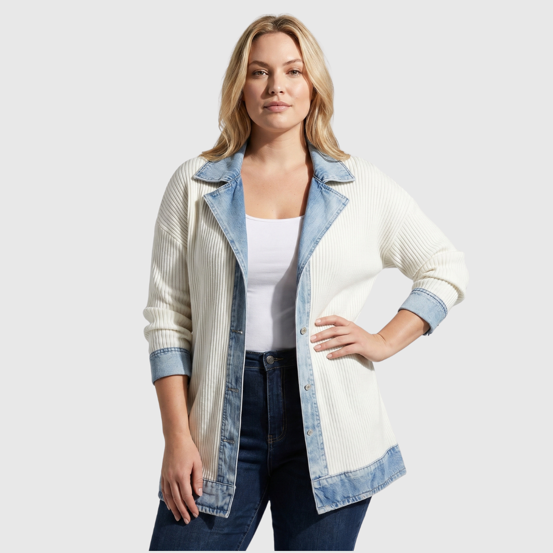 Chaqueta denim de corte relajado LIV