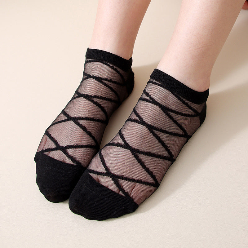 Calcetines transpirables lisos