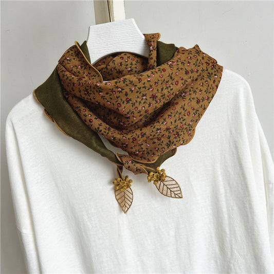 Pañuelo con estampado floral vintage