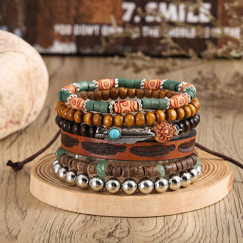 Pulsera bohemia de cuentas