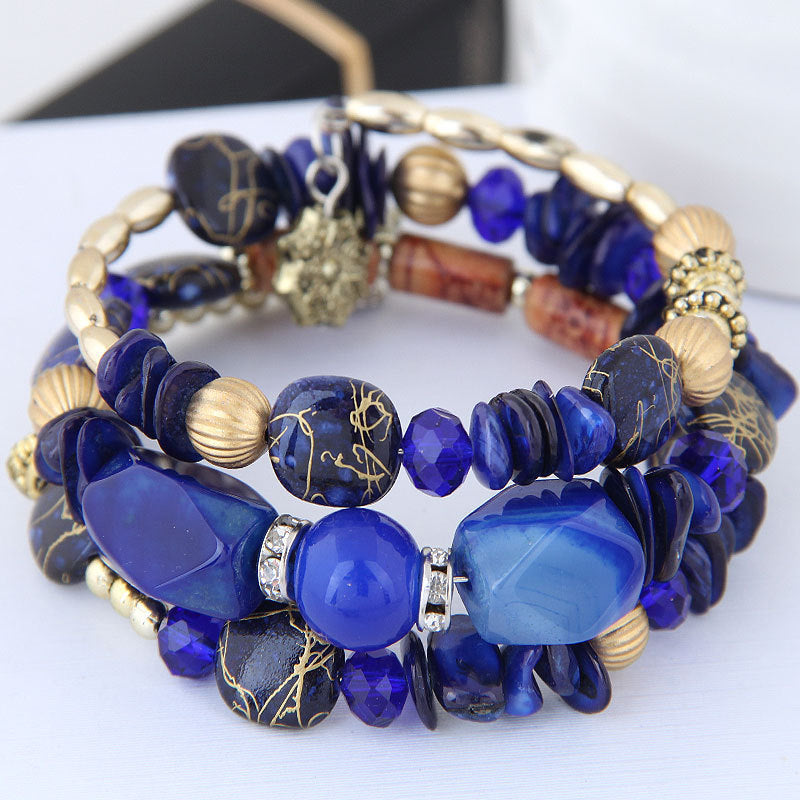 Pulsera bohemia de cuentas
