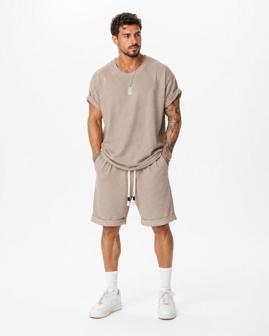 Conjunto de T-Shirt y Shorts: Estilo Casual y Confort Superior