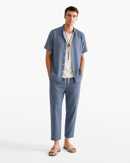 Conjunto Casual Ligero para Hombre – Relajado y Veraniego