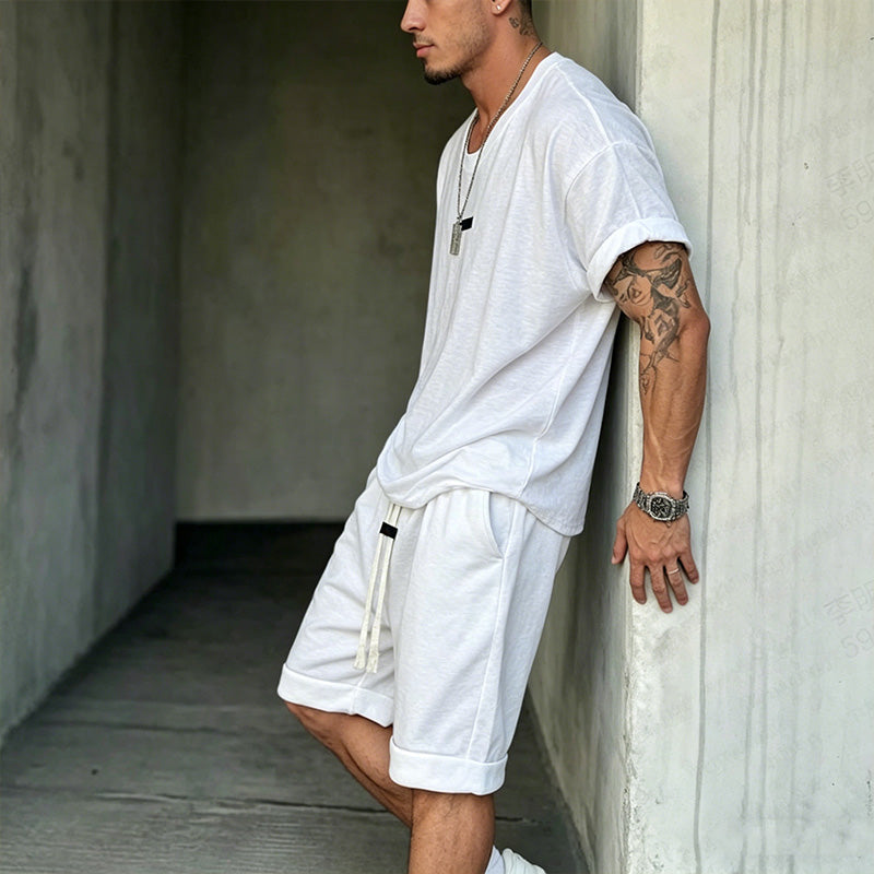 Conjunto de T-Shirt y Shorts: Estilo Casual y Confort Superior