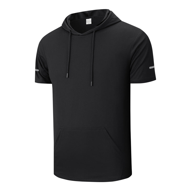 Sudadera Casual de Manga Corta para Hombre – Secado Rápido y Ligera