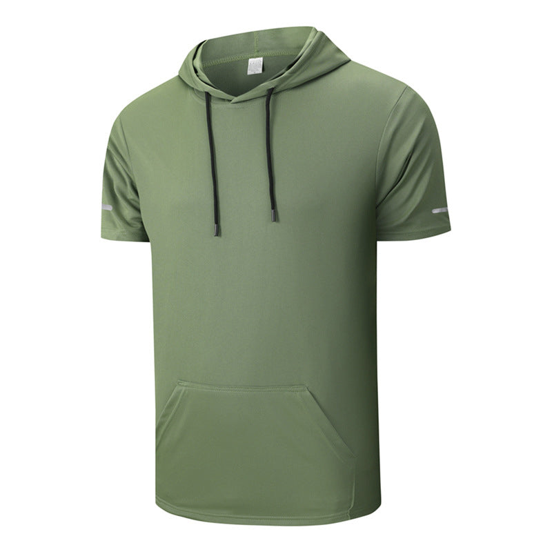 Sudadera Casual de Manga Corta para Hombre – Secado Rápido y Ligera