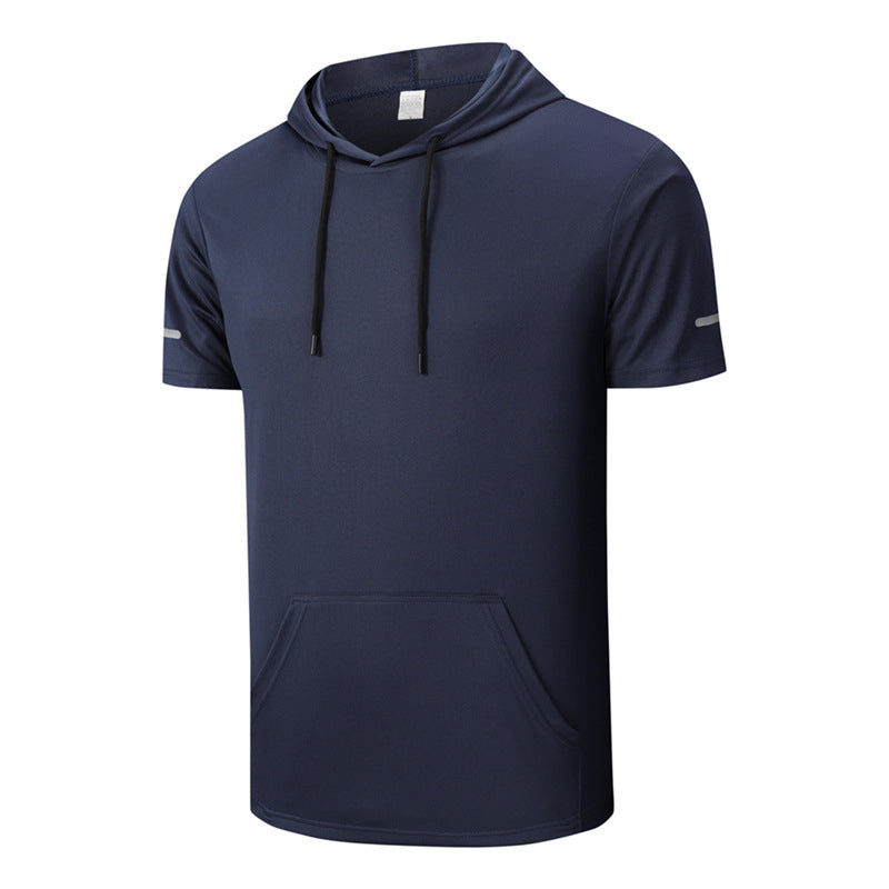 Sudadera Casual de Manga Corta para Hombre – Secado Rápido y Ligera