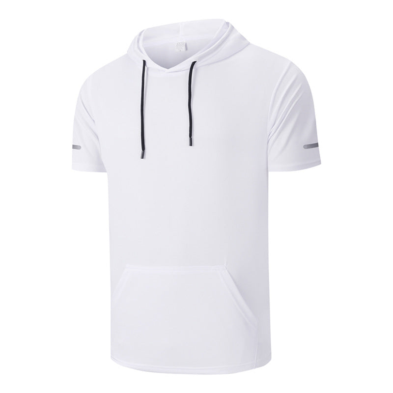 Sudadera Casual de Manga Corta para Hombre – Secado Rápido y Ligera