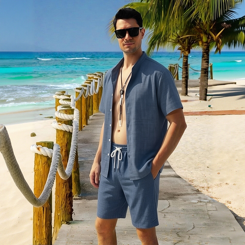 Conjunto Casual Ligero para Hombre – Relajado y Veraniego